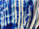 Özel Dijital Baskılı Taze Mavi Aktif Giyim Örgü Kumaş Geri Dönüşümlü UV Korumalı