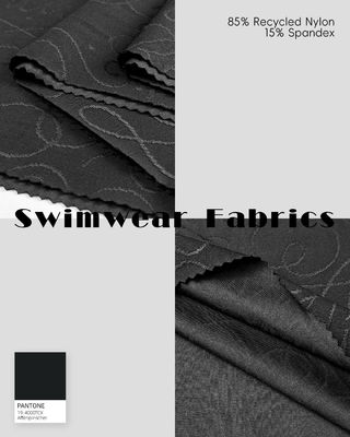 Yüksek Esnek Polyester Elastan Spor Sütyeni Kumaşı 260gsm