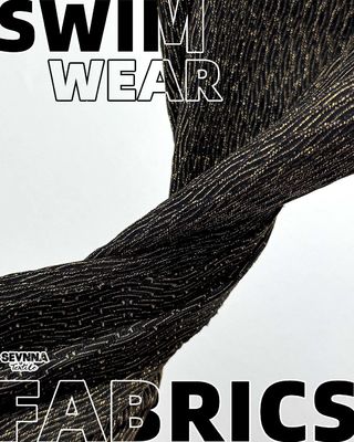 Klorine Dayanımlı Çevre Dostu Mayo Kumaşı, %69 Geri Dönüştürülmüş Naylon, %20 Lurex ve %11 Spandex