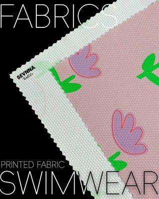 180gsm Ağırlığında Çift Örgü Kumaş, Yaz ve Sonbahar Giyimi için, Çevre Dostu %87 Geri Dönüştürülmüş Naylon İçerir