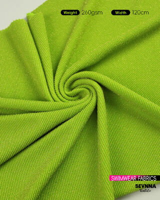 120cm genişliğinde Eco Friendly yüzme kıyafetleri kumaşı Nefes alıcı ve dayanıklı geri dönüştürülmüş yüzme kıyafetleri malzemesi