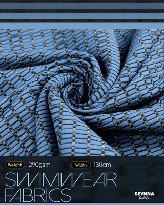 290gm Yaz mayoları için geri dönüştürülmüş yüzme kumaşı Eco dostu dayanıklı yüzme malzemesi