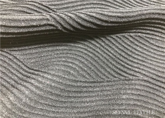 İyi Şekil Tutma Atletik Örgü Kumaş, Activewear İçin Kullanılan Gri Kumaşlar