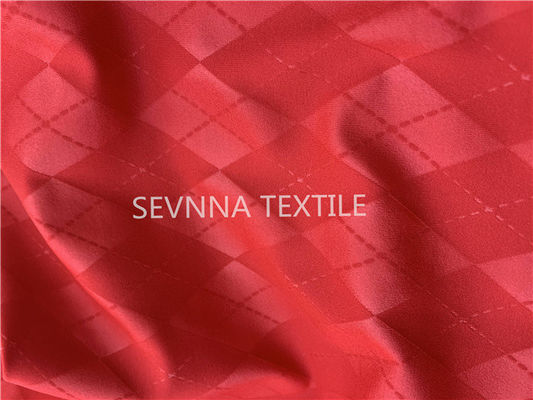 Tahiti Nefes Alabilir Geri Dönüşümlü Mayo Kumaş Polyester Spandex Kırmızı