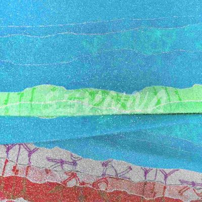 Rahat ve şık giyim için yumuşak Jacquard geri dönüştürülmüş polyester çift örgü kumaşı