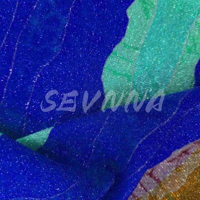 Ekolojik dostu Jacquard Metallik bitirme ile Çift örgü kumaşı