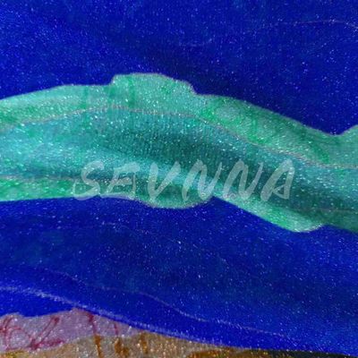 Ekolojik dostu Jacquard Metallik bitirme ile Çift örgü kumaşı