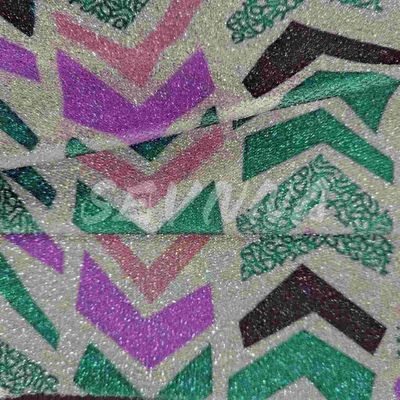 Yumuşak Jacquard örgü çift örgü kumaş Geri dönüştürülmüş poliester yoğunluklu rulo yetişkinler/çocuklar için paketlenmiş