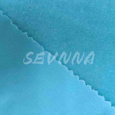 Yumuşak Duygu Geri Dönüştürülmüş Poliester Spandex Kumaş 160cm Özel Uzunluk Renk Hızlılığı 3-4 Sınıf