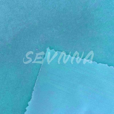 Yumuşak Duygu Geri Dönüştürülmüş Poliester Spandex Kumaş 160cm Özel Uzunluk Renk Hızlılığı 3-4 Sınıf