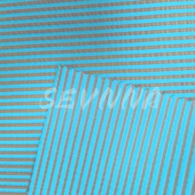 Yumuşak Jacquard Çift örgü Kumaş 240gm Yetişkinler Çocuklar için Geri Dönüştürülmüş Poliester Rulo Paketi