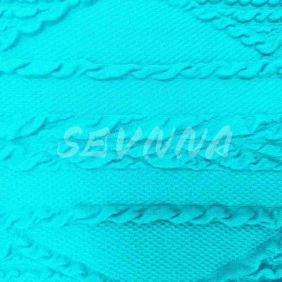 420GSM Özelleştirilmiş Geri Dönüştürülmüş Poliester Spandex Activewear örgü kumaş