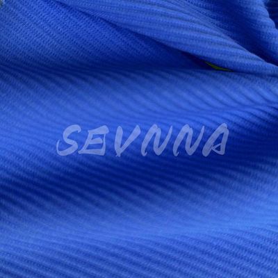 Giyim Üreticileri için Mavi Poliester Spandex Kumaş