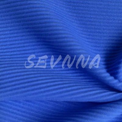 Giyim Üreticileri için Mavi Poliester Spandex Kumaş
