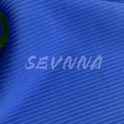 Giyim Üreticileri için Mavi Poliester Spandex Kumaş
