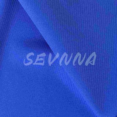Dayanıklı giyim için geri dönüştürülmüş polyester çift bükme örgü kumaş
