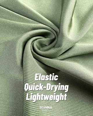 88% Geri Dönüştürülmüş Naylon 12% Spandex Nefes Alıcı Stretch Kumaşı Egzersiz / Fitness için