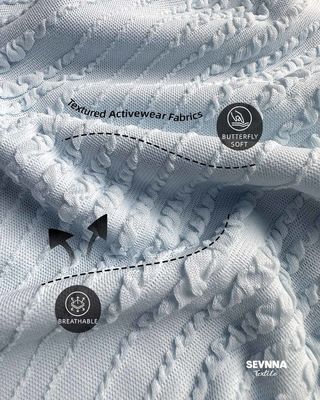 Beyaz 240 gramlık Polyester Spandex Kumaşı Renk Dayanıklılığı Sınıf 2-5