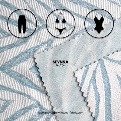 Yüksek yoğunluklu çift örgü kumaşı 86% Geri dönüştürülmüş poliester 14% Spandex