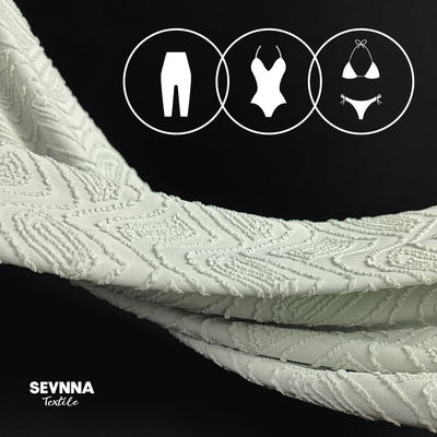 Yaz / Sonbahar için Jacquard Tarzı Çift Dikiş Kumaş