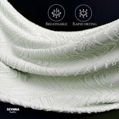 Yaz / Sonbahar için Jacquard Tarzı Çift Dikiş Kumaş