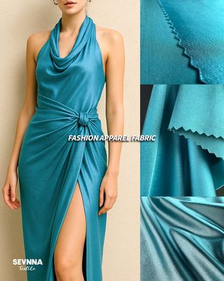 Nefes alıcı geri dönüştürülmüş lycra kumaşı, çevre dostu moda için mükemmel bir çözümdür.