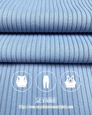 84% Geri dönüştürülmüş poliester 16% Spandex İçeriği Poliester Spandex Kumaş İhtiyaçlarınız için Özel Renk