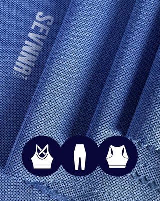 230gm Polyester Spandex Kumaş Renk Sıklığı Performans Giysi için 2-5 derece