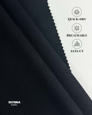 Yüzme Teksturlu Kumaş Alternatifleri Ekolojik Dostluk İçin 81% Geri Dönüştürülmüş Naylon 19% Spandex