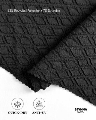 170cm Genişliği Yüzme Teksturlu Kumaşlar Teksturlu Desenli Alternatifler