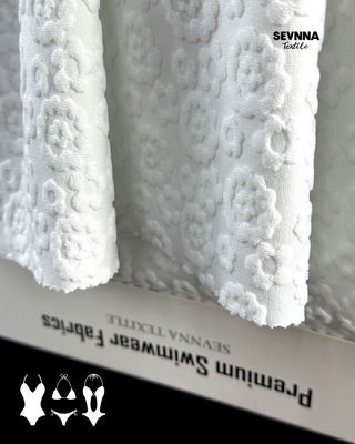 Teksturlu Yüzme Kumaşı 95% Geri Dönüştürülmüş Poliester Yüksek Klor Direnci