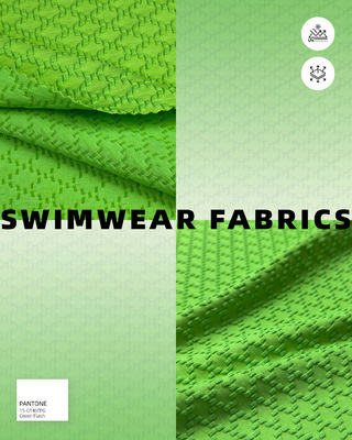 Yapılandırılmış Yüzme Kumaşı Rahat ve Şık Yüzme Kıyafetleri için Yüksek Performanslı Malzeme