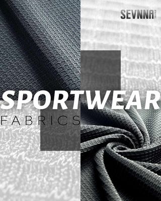 160cm Genişlik UV Korumalı 50+ Koşu Kumaşları, Yüksek Performanslı Spor Giyimi için Geri Dönüştürülmüş Polyester