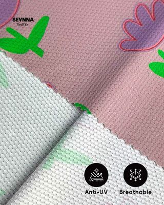 180gsm Ağırlığında Çift Örgü Kumaş, Yaz ve Sonbahar Giyimi için, Çevre Dostu %87 Geri Dönüştürülmüş Naylon İçerir