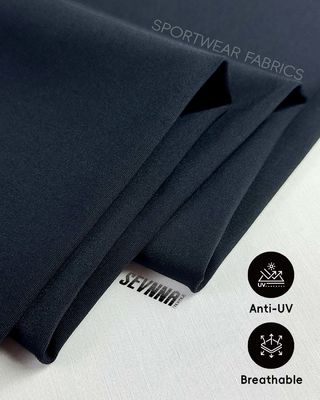 150cm Genişliğinde Özelleştirilebilir Spor Sütyeni Kumaşı ve Aktif Giyim için Geri Dönüştürülmüş Naylon Spandeks Karışımı