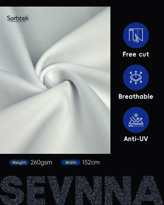 152cm Width Polyester Elastane Sport Bra Fabric with Super Soft Stretch and GRS Certification for Activewear