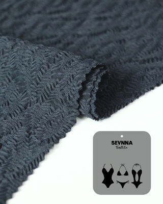 215gm Sürdürülebilir, Çevre Dostu Geri Dönüştürülmüş Yüzme Giysi Kumaşları