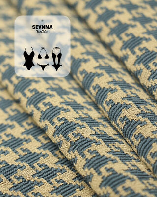 Hızlı kurutma dokulu yüzme kumaşı, yüksek performanslı yüzme kıyafetleri için 370 gram ağırlığı ve 135 cm genişliğinde