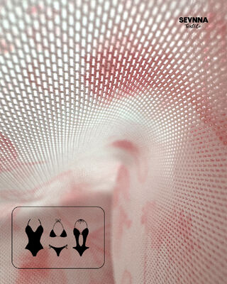 Sürdürülebilir yüzme kıyafetleri için 155cm genişliğinde 105gm Biyodegradable Eco Friendly Swimsuit Fabric