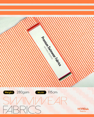 95% Geri Dönüştürülmüş Poliester + 5% Spandex ile Premium Teksturlu Yüzme Kumaşı, 280gm Ağırlık ve Yüzme Kıyafetleri için Yüksek Solunum