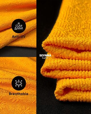 300gsm Ağırlığında Yüksek Klor Dirençli Dokulu Mayo Kumaşı, Mayo Tekstili için Yüksek Şekil Koruma