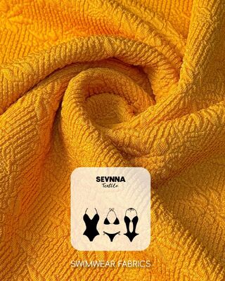 300gsm Ağırlığında Yüksek Klor Dirençli Dokulu Mayo Kumaşı, Mayo Tekstili için Yüksek Şekil Koruma