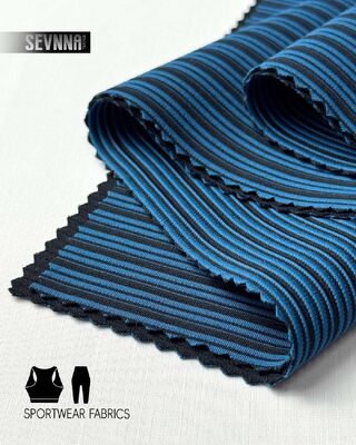 Yüksek Esneklikli Nem Emici Yeşil Tekstil Sertifikalı Spor Sütyeni Kumaşı, Aktif Giyim İçin