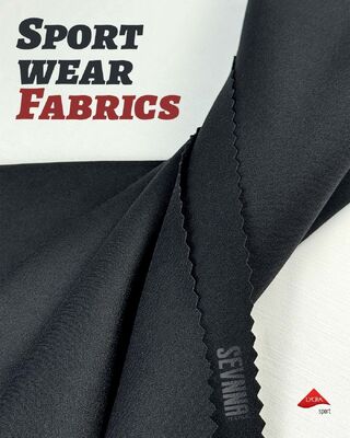 Aktif giyim ve yoga pantolonları için nem emici ve yüksek esnekliğe sahip, iyi nefes alabilen, esnek Lycra kumaşlar