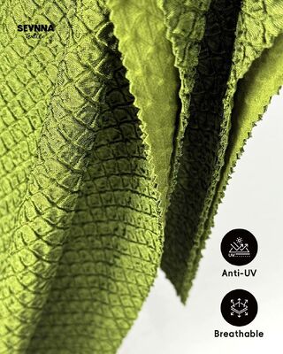 285gsm Klorine Dayanıklı Hızlı Kuruyan Geri Dönüştürülmüş Mayo Kumaşı, Sürdürülebilir Çevre Dostu Mayolar için