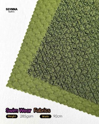 285gsm Klorine Dayanıklı Hızlı Kuruyan Geri Dönüştürülmüş Mayo Kumaşı, Sürdürülebilir Çevre Dostu Mayolar için