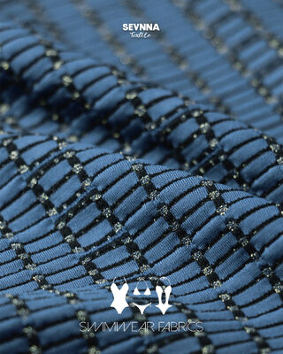 290gm Yaz mayoları için geri dönüştürülmüş yüzme kumaşı Eco dostu dayanıklı yüzme malzemesi