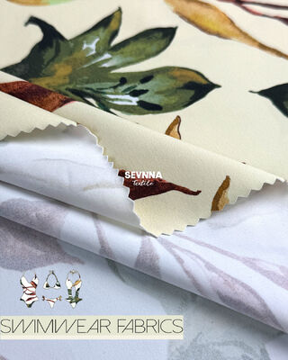 %86 Naylon %14 Spandeks Geri Dönüştürülmüş Mayo Kumaşı 205gsm Unisex Sürdürülebilir Mayo Malzemesi Çevre Dostu Mayo Koleksiyonları İçin