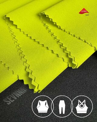 Aktif Giyim ve Spor Salonu Kullanımı İçin 150gsm Dikişsiz Nemi Emici Spor Sütyeni Kumaşı