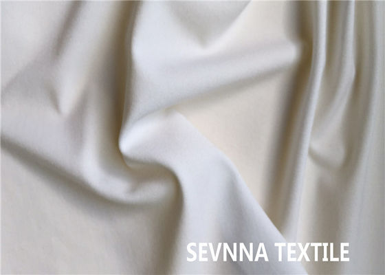 Yağa Dayanıklı Beyaz Likra Kumaş, 2 Yollu Streç Polyester Likra Spandex Kumaş